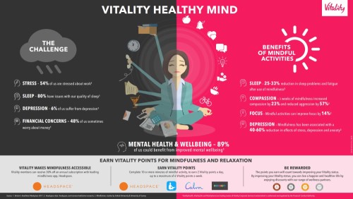 Holistic mental health infographic cover
