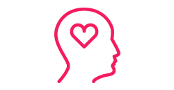 Healthy mind icon