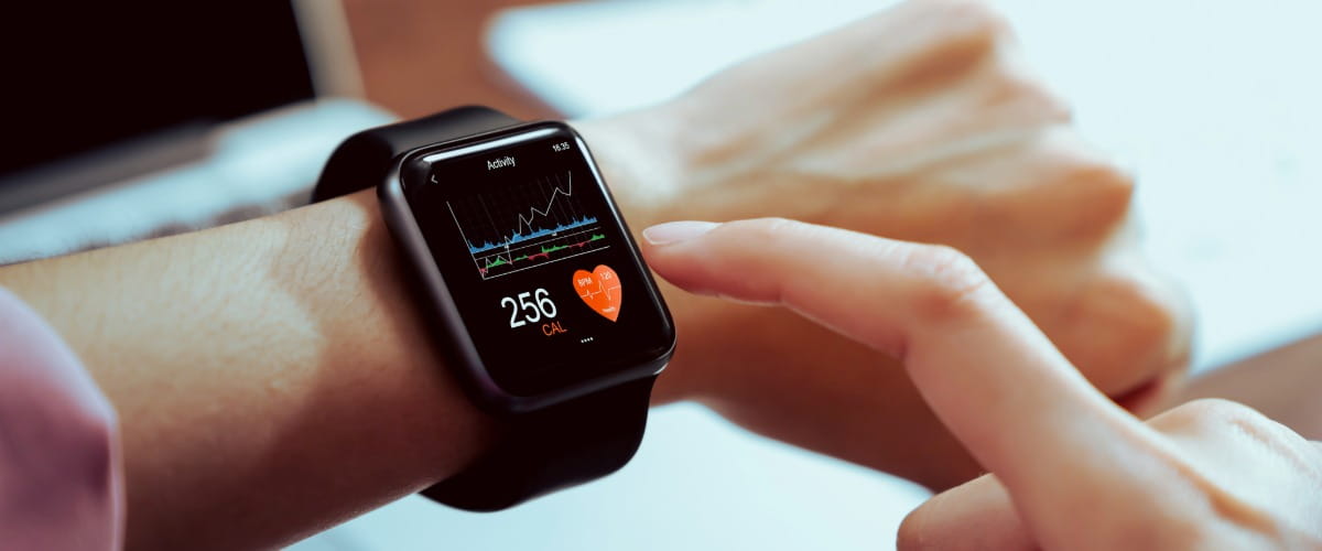 person-tapping-a-wearable-device